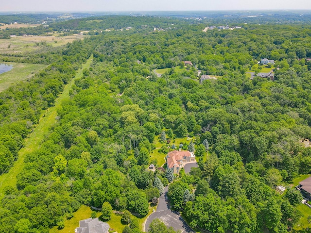 W3318 Lake Forest Ln, Lake Geneva, WI 53147 - drone / aerial view of a heavily wooded area