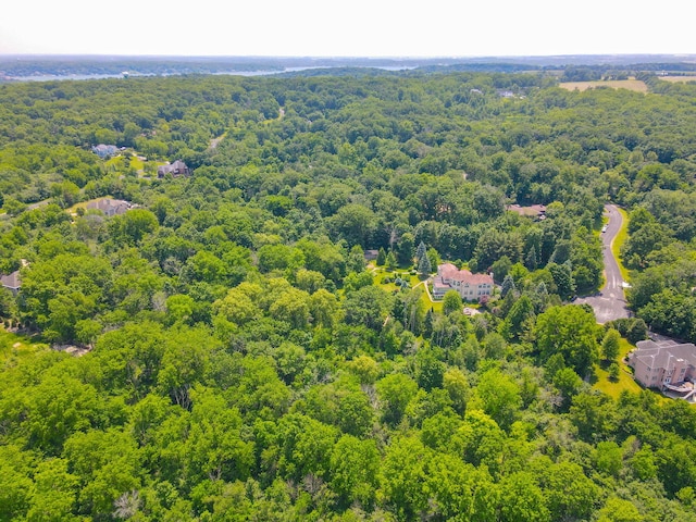 W3318 Lake Forest Ln, Lake Geneva, WI 53147 - aerial view of a heavily wooded area