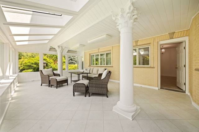 W3318 Lake Forest Ln, Lake Geneva, WI 53147 - view of patio with an outdoor living space