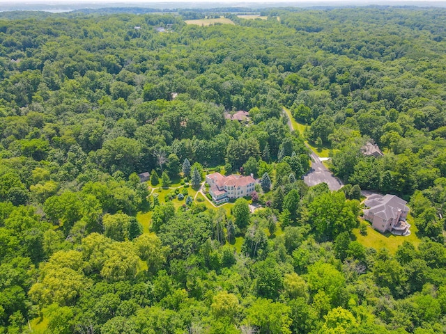 W3318 Lake Forest Ln, Lake Geneva, WI 53147 - drone / aerial view of a heavily wooded area
