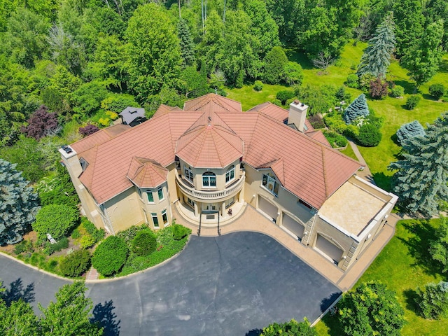 W3318 Lake Forest Ln, Lake Geneva, WI 53147 - view from above of property