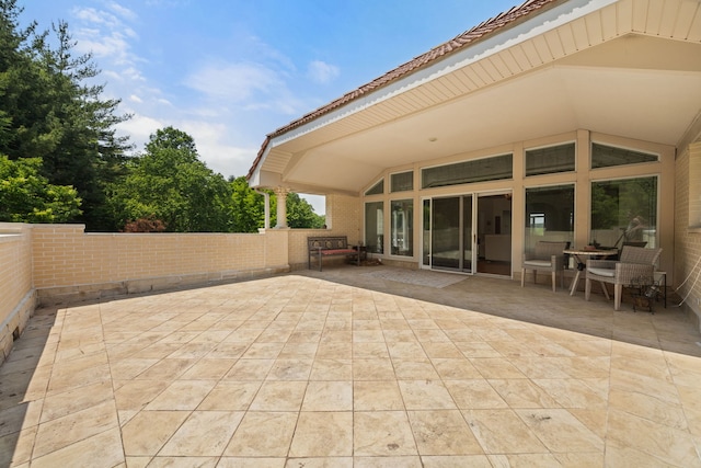 W3318 Lake Forest Ln, Lake Geneva, WI 53147 - fenced backyard with a patio