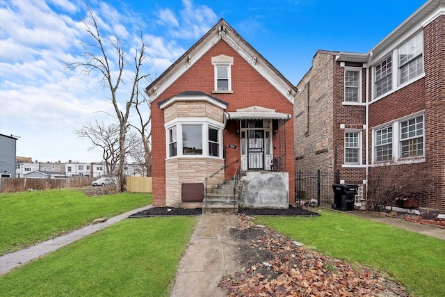 5241 W Adams St, Chicago, IL 60644 - view of front of property featuring stone siding