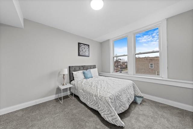 5241 W Adams St, Chicago, IL 60644 - carpeted bedroom with lofted ceiling and baseboards