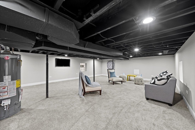 5241 W Adams St, Chicago, IL 60644 - finished basement with gas water heater and carpet