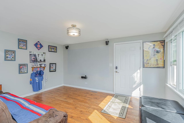 324 N Prospect Dr, Round Lake Park, IL 60073 - living area with light wood-style floors and baseboards