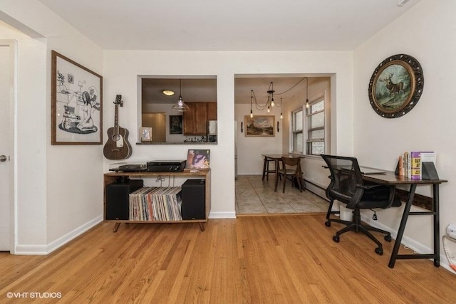 4030 N Mozart St Unit 3N, Chicago, IL 60618 - office space featuring wood finished floors and baseboards
