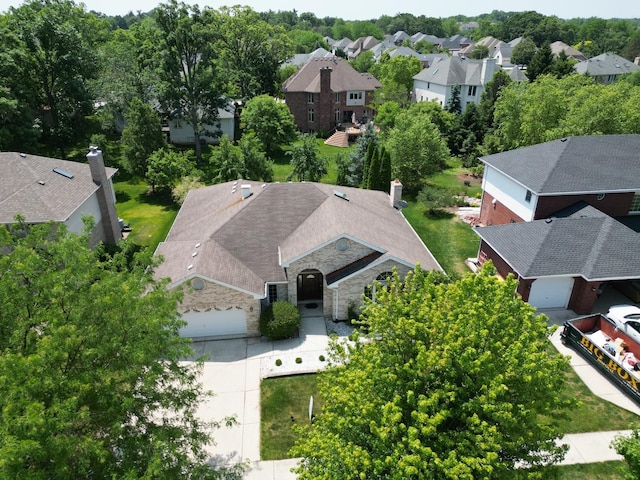 1196 Covington Dr, Lemont, IL 60439 - aerial perspective of suburban area