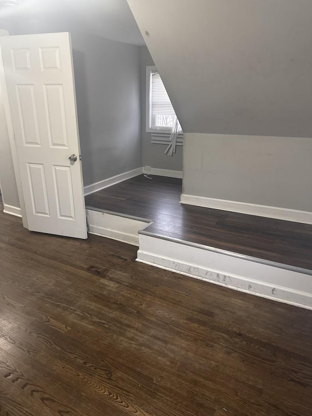 15818 Saint Louis Ave, Markham, IL 60428 - bonus room featuring dark wood-type flooring and lofted ceiling