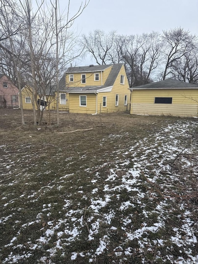 15818 Saint Louis Ave, Markham, IL 60428 - view of snow covered rear of property