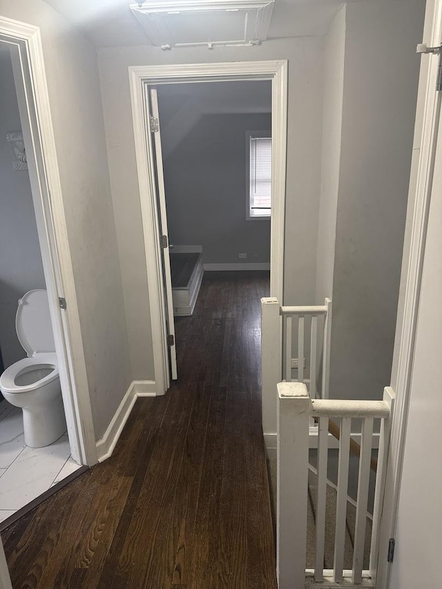 15818 Saint Louis Ave, Markham, IL 60428 - corridor featuring hardwood / wood-style flooring and baseboards