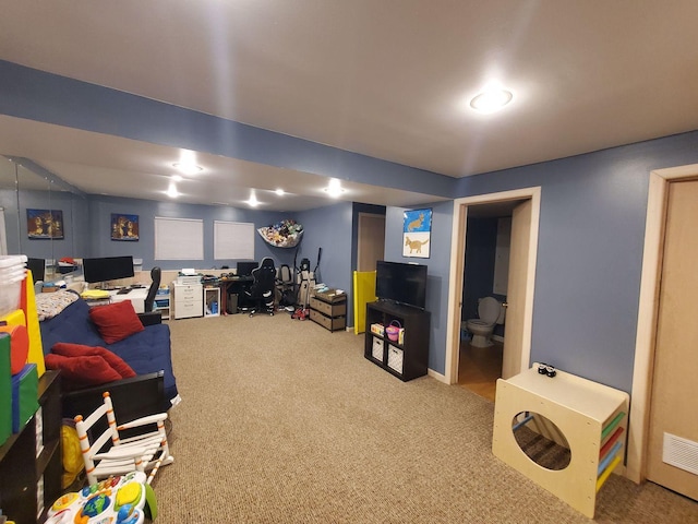 19707 S Skye Dr, Frankfort, IL 60423 - home office featuring carpet flooring