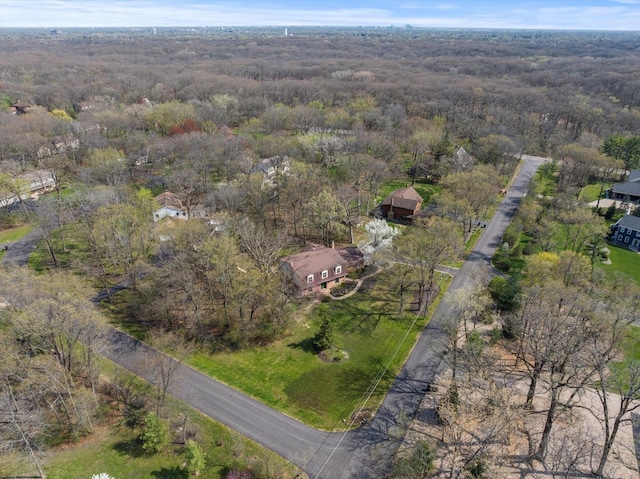 125 Grove Ln, Barrington, IL 60010 - bird's eye view of a heavily wooded area