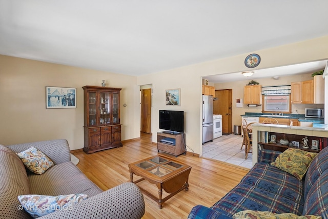 8411 Mansfield Ave, Morton Grove, IL 60053 - living area with light wood-style floors