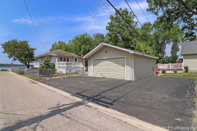 25134 W Lake Shore Dr, Ingleside, IL 60041 - view of front of home with an outbuilding and a detached garage