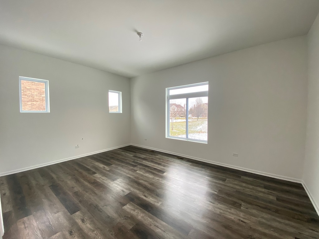 26824 W Old Kerry, Channahon, IL 60410 - empty room featuring dark wood-style floors