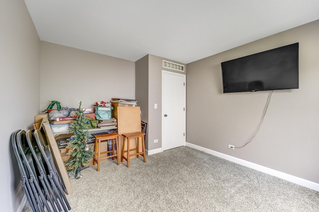 739 Glen Cove Ln, Pingree Grove, IL 60140 - home office featuring carpet floors and baseboards