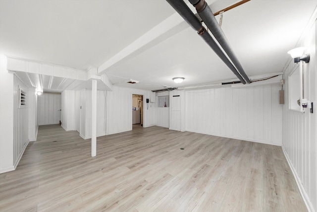 9209 S Hoyne Ave, Chicago, IL 60643 - finished below grade area featuring light wood-type flooring