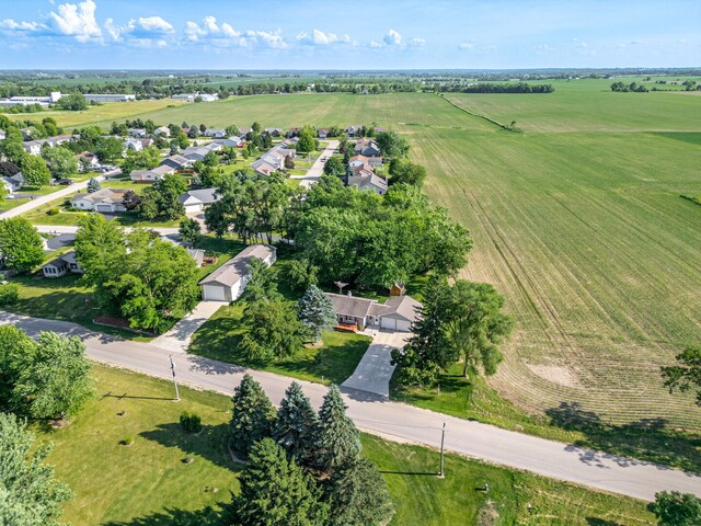 12501 Hebron Rd, Hebron, IL 60034 - aerial view of sparsely populated area with large plots for crops and nearby suburban area
