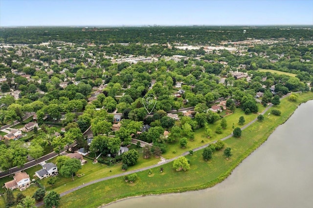 1738 E Jonquil Ter, Arlington Heights, IL 60004 - aerial view of a large body of water and a tree filled landscape
