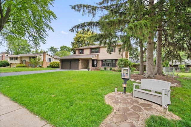 1738 E Jonquil Ter, Arlington Heights, IL 60004 - view of front of house with driveway and brick siding
