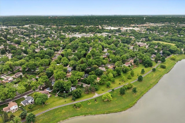 1738 E Jonquil Ter, Arlington Heights, IL 60004 - aerial view of a nearby body of water and a tree filled landscape