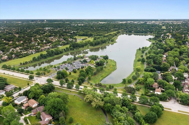1738 E Jonquil Ter, Arlington Heights, IL 60004 - drone / aerial view of a large body of water