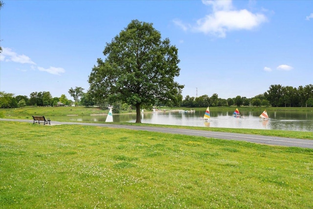 1738 E Jonquil Ter, Arlington Heights, IL 60004 - view of property's community with a yard and a water view