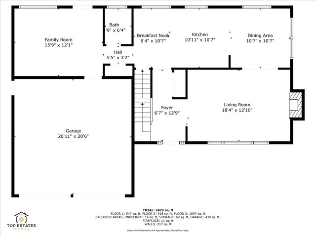1738 E Jonquil Ter, Arlington Heights, IL 60004 - view of floor plan / room layout