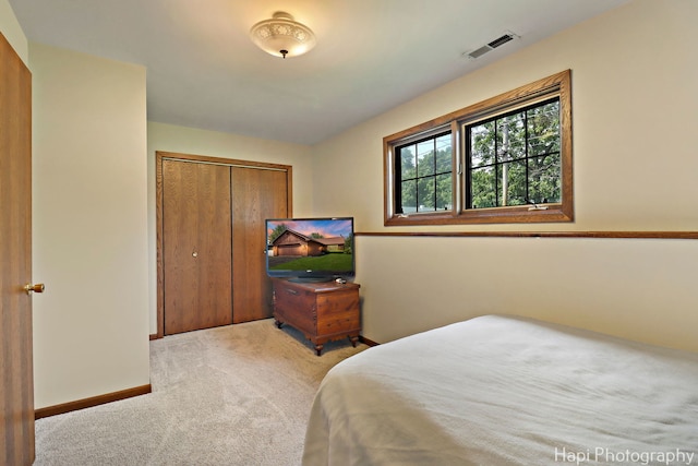 1506 Wilson Ct, Zion, IL 60099 - bedroom with carpet flooring and a closet