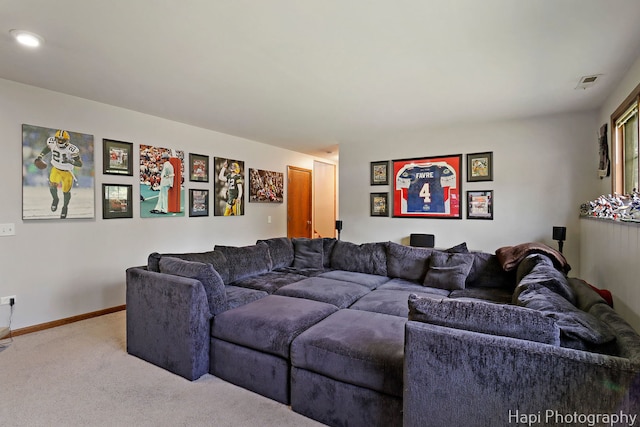 1506 Wilson Ct, Zion, IL 60099 - carpeted living area with baseboards