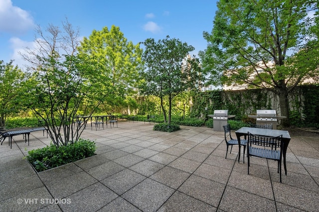 800 Elgin Rd Unit 1316, Evanston, IL 60201 - view of patio / terrace featuring outdoor dining space and area for grilling