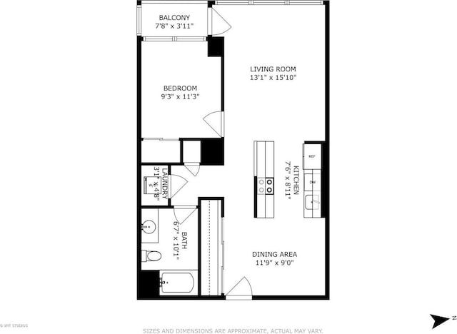 800 Elgin Rd Unit 1316, Evanston, IL 60201 - view of property floor plan