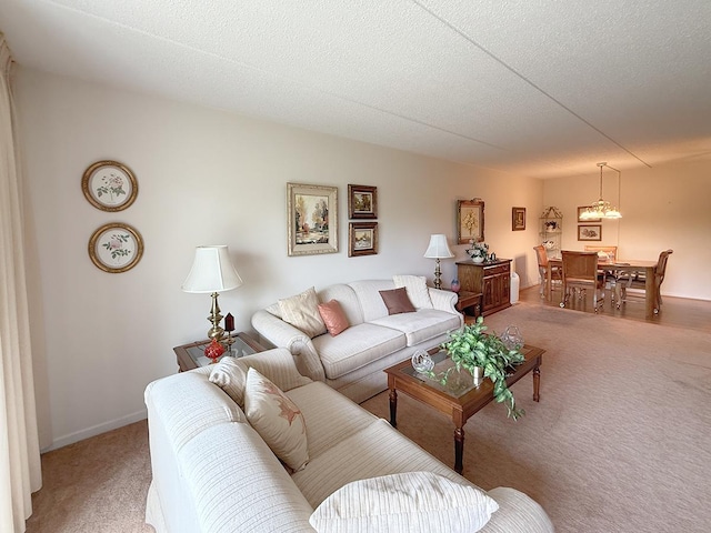 8025 Woodglen Ln Unit 307, Downers Grove, IL 60516 - living area featuring carpet floors and baseboards