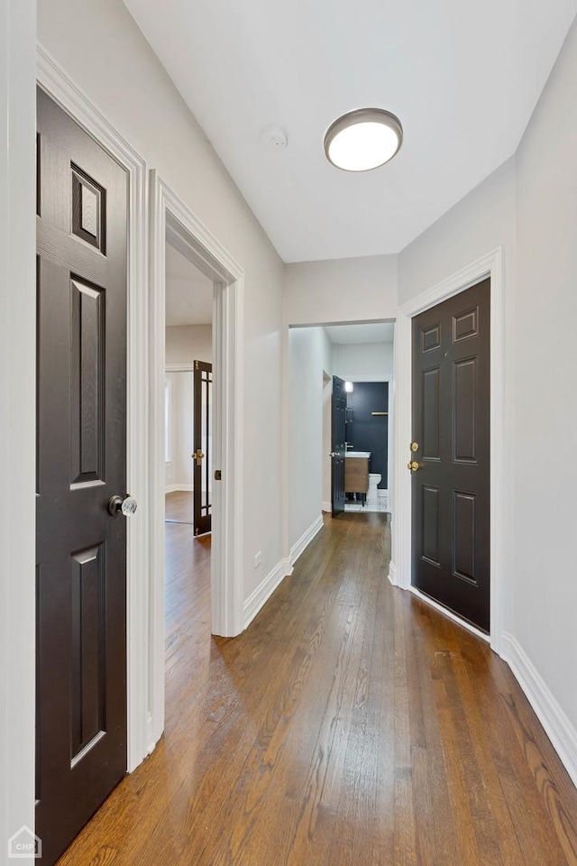 3608 W Dickens Ave Unit 2F, Chicago, IL 60647 - entryway with hardwood / wood-style floors and baseboards