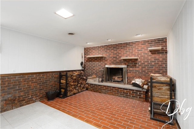 1323 Beverly Dr, Round Lake Beach, IL 60073 - living room with a fireplace