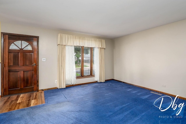1323 Beverly Dr, Round Lake Beach, IL 60073 - carpeted foyer entrance featuring baseboards