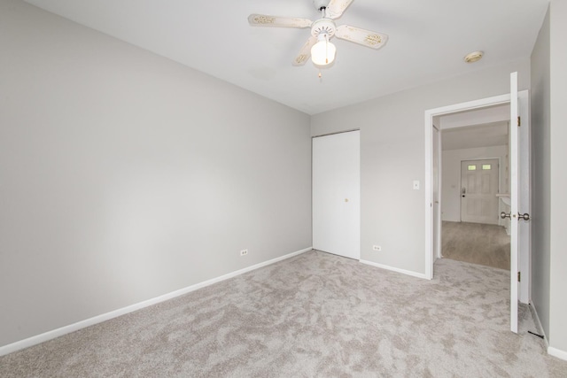 2060 Navarone Dr, Naperville, IL 60565 - unfurnished bedroom with carpet, a closet, and ceiling fan