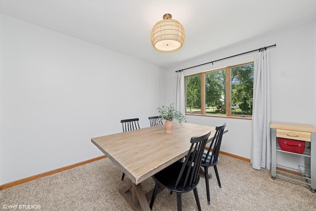 2225 W Weathersfield Way, Schaumburg, IL 60193 - dining area with light carpet and baseboards