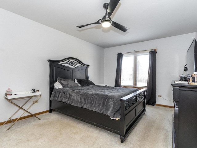 2326 Olde Mill Rd, Plainfield, IL 60586 - bedroom featuring light colored carpet and a ceiling fan