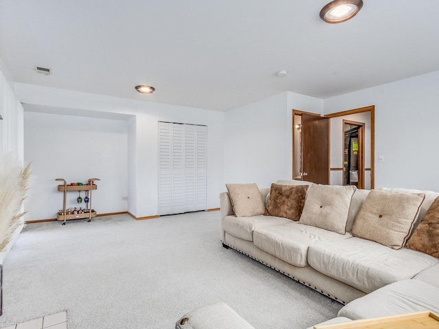 2326 Olde Mill Rd, Plainfield, IL 60586 - living room with carpet flooring and baseboards