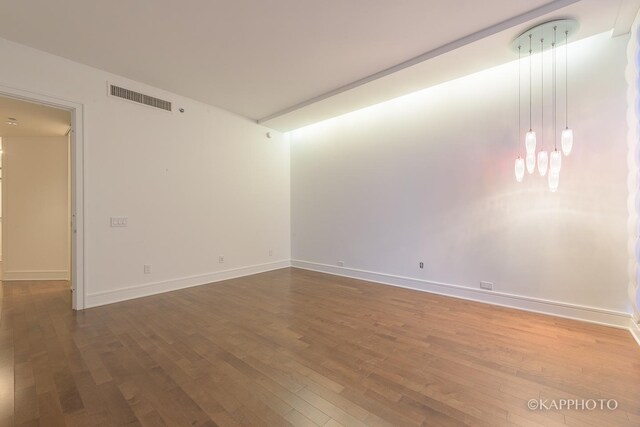 401 N Wabash Ave Unit 39G, Chicago, IL 60611 - spare room featuring hardwood / wood-style flooring and baseboards