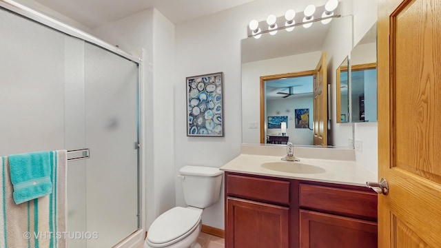 301 W Eagle Ct, Waukegan, IL 60087 - bathroom with a stall shower, vanity, and tile patterned floors