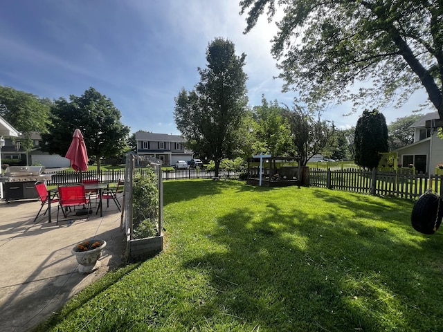 2945 Worcester Ln, Aurora, IL 60504 - view of yard with a patio and outdoor dining space