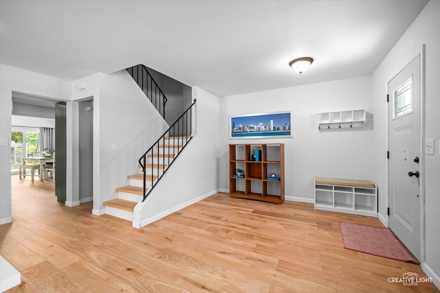 2945 Worcester Ln, Aurora, IL 60504 - foyer featuring wood finished floors and stairway