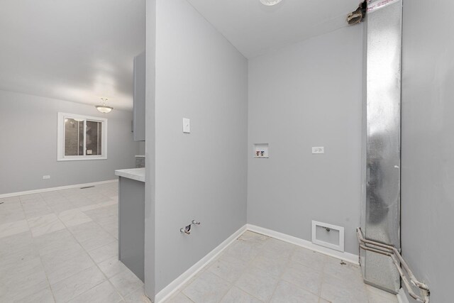 1923 Revere St, Chicago Heights, IL 60411 - laundry room with washer hookup and baseboards