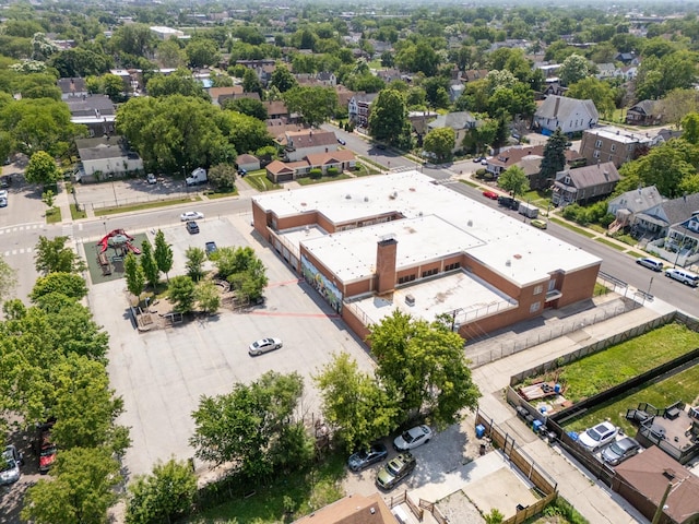 7125 S Sangamon St, Chicago, IL 60621 - aerial perspective of suburban area