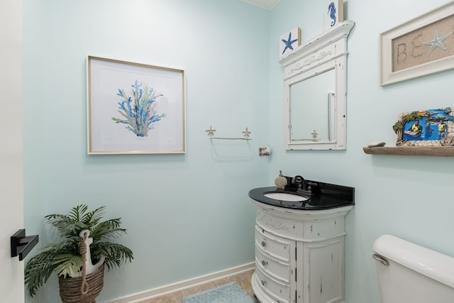 1825 N Winnebago Ave Unit 101, Chicago, IL 60647 - bathroom with vanity and tile patterned flooring