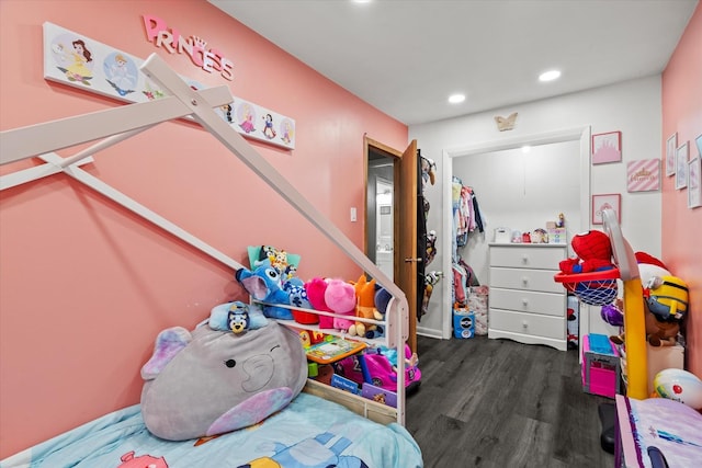10622 Parkside Ave Unit 103, Chicago Ridge, IL 60415 - playroom with wood finished floors and recessed lighting