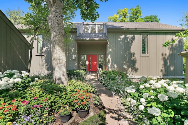 434C Woodview Rd Unit C, Lake Barrington, IL 60010 - view of front of property featuring roof with shingles
